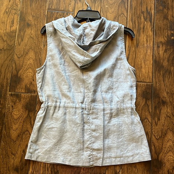 Kenar utility vest, size small. 100% LINEN - Picture 7 of 7